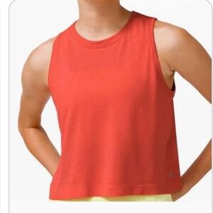 lululemon athletica Bright Red Sleeveless Tank